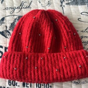 BEANIE WINTER WOMEN RED